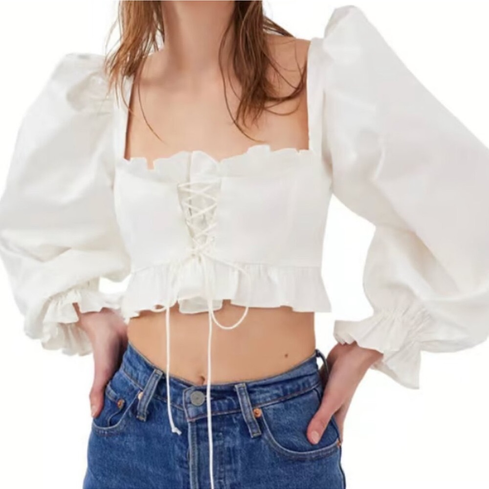 For Love And Lemons Heather Crop Top